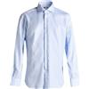 BARBA Napoli - Camicia a righe - Celeste