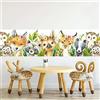 kina - SM0032 Adesivi Murali Fasce per Camerette Bambini - Grafica Bosco Greche Protezione e Decorazione Pareti Rivestimento Mobili Tavoli e Armadi 40x130 cm