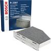 Bosch Filtro Abitacolo ai Carboni Attivi R2397, Filtro di Ricambio - Contro cattivi odori, polline e polvere per un'aria più pulita all'interno del veicolo
