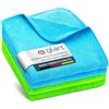 Glart 4484 panni in microfibra set 4 pz 40x40 cm 360 GSM super assorbenti