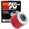 K&N Filtro olio per motociclette: Progettato per l'uso con oli sintetici o convenzionali. Per Yamaha selezionati, KN-145