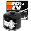 K&N Filtro olio per motociclette: Progettato per l'uso con oli sintetici o convenzionali. Per BMW, Bimota, Husqvarna selezionati, KN-160 (Cartuccia 79x71mm)