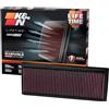 K&N Filtro aria motore 33-2181: filtro di ricambio ad alte prestazioni, premium, lavabile, prestazioni migliorate, 1998-2015 (G550, R500, S400 Hybrid, C300, G500, GL 450, GL 500, GL 550, altri modelli selezionati)