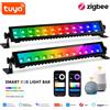 Tuya Barra Lineare LED RGB+CCT Smart Zigbee IP65 da Esterno Nera