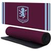 Head Case Designs Licenza Ufficiale Aston Villa Football Club Casa 2026/27 Stemma Kit 37.4 x 15.75 x 0.16 Inches (900 x 400 mm) - XL Tappetino per Mouse E Scrivania da Ufficio per Giochi Tastiera PC