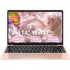 bvate PC Portatile 14 Pollici Notebook Win 11 Computer 256GB 1080P 2.4G+5G Supporta La Scheda SSD La Scheda TF Estesa, Wireless Bluetooth Mouse Wifi, Italiana Tastiera - Oro rosa-1
