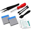 Thermal Hero - Gamma PTM Thermal Pad - Phase Change Pad 40x40x0,2 mm (2 pezzi) + Service Kit per CPU GPU PS4/PS5 cambio fase Thermal Pad - incl. Torx 8 & Accessori