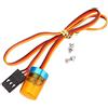 KEEDA RC LED Police Flash Lights Alarm Lamp con Strobing-Blasting/Flashing/Rotazione Modalità per 1/8 1/10 1/12 1/16 RC Modello Auto della Polizia Accessori Camion (13x18mm, Giallo)
