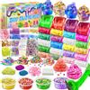 YOPINSAND Kit Slime Galaxy e Trasparente da 24 Bicchieri per Bambini - Slime DIY