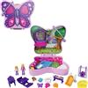 Polly Pocket - Cofanetto Giardino delle Farfalle a Tema Avventura con Micro Bambole Polly, Mamma e Accessori, Giocattolo per Bambini 4+Anni, GTN21