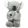 Mel-O-Design Peluche Koala con bambino, 50 cm, grande peluche Koala, morbido, carino peluche mamma e bambino, regalo per bambini