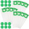 Tomkity 12 sacchetti per la polvere, 2 filtri, set di ricambio per Airbelt K1, K2, K3, 6629-ER, 6695-ER, scatola filtro