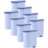 AQUA CREST Filtro Acqua di Ricambio per Philips® AquaClean® CA6903/22 (8) | Ricambio per CA6903/22, Compatibile con le Macchine da Caffè Automatiche Saeco® Philips®, Certificato TÜV SÜD, 8 Pack