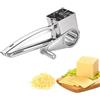 Beowanzk Grattugia Formaggio Acciaio Inox Manuale Trita Frutta Neonato Taglia Verdure Julienne Carote Mela Limone Agrumi Pane Grattuggiato Macchina per Gratta Porta Professionale Multifunzione
