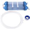 Frefgikty Filtro 'acqua 2 pezzi T33 alloggiamento fai da te T33 Shell bottiglia filtro 4 pezzi raccordi depuratore d'acqua per di osmosi inversa