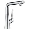 hansgrohe Metris Select M71 Miscelatore cucina monocomando 320, 1 getto, cromo, 14883000
