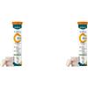 ERBA VITA VITA C 1000 Effervescente integratore alimentare ad alto dosaggio di Vitamina C, a rapido assorbimento, 20 Compesse effervescenti (Confezione da 2)