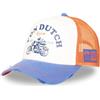 Von Dutch Cappello Uomo e Donna, Trucker Crew, Bianco 34 | Unisex, Adulto 55,5-60cm, Effetto usato, Chiusura Snapback, Fascia antisudore, Rete rigida, Visiera curva, Vintage