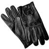 Hand Fellow - Guanti da uomo in pelle, stile vintage retrò, sfoderati Nero 80