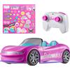 Mattel Hot Wheels Barbie RC Toy Car, Remote-Control Pink Convertible, Can Hold 2 Barbie