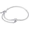 LIGHTDOG 925 Bracciale a catena di serpenti in argento Adatto per l'Europa Bracciale con ciondolo Perline Bracciale in argento Sterling Regali da donna per le persone care