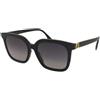 Fendi FE40207F 01B | Occhiali da Sole Graduati o Non Graduati | Plastica | Quadrati | Nero | Adrialenti