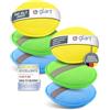 Glart 46PP set pad lucidanti in microfibra, 6 pezzi, 130x25 mm