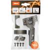 blum 10x cerniera per mobili CLIP top BLUMOTION 110° I cerniera a tazza Soft-close 35 mm I basetta a croce CLIP montabile separatamente, distanza 0 mm | regolazione 3D frontale | Onyx | sormonto