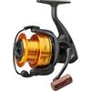 JRC Mulinello da pesca per carpe RV 7000M, colore speciale a tema, rotore bilanciato, bobina in alluminio leggero, mulinello da carpa adatto per la pesca a stalking o a galla, unisex, nero oro, 7000