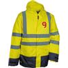Cofra Giacca alta visibilità Namsos giallo fluo con bande riflettenti Personalizzate o neutre