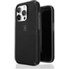 Speck Custodia per iPhone 15 Pro, realizzata per MagSafe, presa protettiva contro le cadute, antigraffio, morbida al tatto, custodia per telefono da 6,1 pollici, impugnatura CandyShell nero/grigio