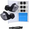 Comply Schiuma TrueGrip Premium Memory Foam Tips per Sennheiser Momentum 3, 4 & ACCENTUM, assortiti S, M, L, nero, 3 paia - isolamento acustico superiore, maggiore comfort, vestibilità sicura con