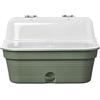Elho Green Basics Grow Tray Allin 1 M Vasi per Piante - Leaf Green | L 18 x P 32 x A 13.2 cm | Sottovaso integrato