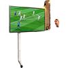 OEM Supporto mobile per TV, regolabile in altezza, compatibile con schermi da 40" a 100"