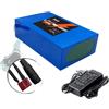OEM Batteria per biciclette e motociclette, 48V, capacità 50Ah, caricabatterie T-DC