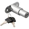 Drhomeam Serratura a stantuffo in lega di zinco, diametro 19 mm, cilindro con 2 chiavi, per porte scorrevoli, cassetti, scrivania, armadio (32 mm)