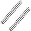 PATIKIL 3x30mm(Circa 1/8) Tassello Perno, 25pz 304 Inox Acciaio Cilindrica Perno，Spina Centraggio Perno di Supporto in Metallo