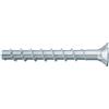 Fischer Viti per Calcestruzzo UltraCut FBS II 6x60/5 SK con Testa Svasata Piana per Fissaggio e Installazione Controsoffitti in Cemento, per Zona Sismica C1, Acciaio Zincato, 100 pz