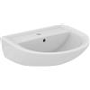 Ideal Standard - Eurovit, Lavabo a parete da 55cm, Con foro centrale per la rubinetteria, Con foro troppopieno, Bianco