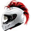 NICEYEA Parrucca per casco da moto, accessorio per casco Mohawk, parrucca decorativa adatta per casco da sci, moto, bicicletta