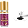 Tailgenci Colla Extension Ciglia Volume e Lenti, 0.5-1s Essiccazione, 7 Settimane Tenuta, Extra Forte Senza Irritazioni, Colla Ciglia Finte Idrorepellente - Professionale/Da Te (5ml Nero)