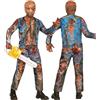 W WIDMANN MILANO Party Fashion - Costume da zombie per bambini, set con maschera, outfit completo per Halloween e Carnevale