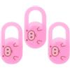 TOYANDONA 3 Pezzi Copri Webcam, Webcam Cover, Copertura Privacy per Computer e Tablet, Abs, Autoadesivo, Ultra Sottile, Rosa, Set, Protezione Fotocamera per Laptop e Tablet