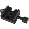 Haoge CP-MA50II - Supporto convertitore adattatore a morsetto a scatto rapido per sistema Manfrotto RC2 compatibile con Arca Swiss