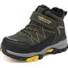 TARELO SINCE 1986 TARELO Stivali Neve Bambini Invernali Caldi Ragazzi Rampone Scarpe 32-39EU | Artigli da ghiaccio Ritraibili Antiscivolo, Fodera Termica, Lacci Elastici & Velcro per Escursionismo