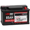 LANGZEIT Batterien LANGZEIT batteria auto EFB 85Ah 12V start-stop AFB ECM sostituito 80Ah
