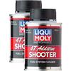 Liqui Moly 2 X Liqui Moly 3824 Motor Bike 4T Frecce Shooter Additivo Benzina protezione 80 ML