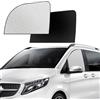 tivekeo 2 Pezzi Finestra Laterale Auto Parasole Sostituzione per Mercedes-Benz Vito/V-Class/Marco Polo W639/W447 2003-2026, Protezione Finestra Laterale Magnetica Lusso, UV Parasole Riflettente Vita Privata