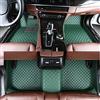 NYMCAR Tappetini Auto Su Misura 99% Auto Modello (17,Verde) | Protezione Avanzata, Liner ad Alte Prestazioni, Materiale PU Cuoio, Compatibilità 99% Auto, Copertura Totale