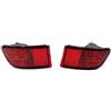 Difmqf Fendinebbia Posteriore Laterale Per Toyota Per Land Per Cruiser Prado 120 2002-2009 Per 4Runner 2003-2005 Senza Lampadina Lampada Auto Paraurti Posteriore Riflettore(Left and Right)